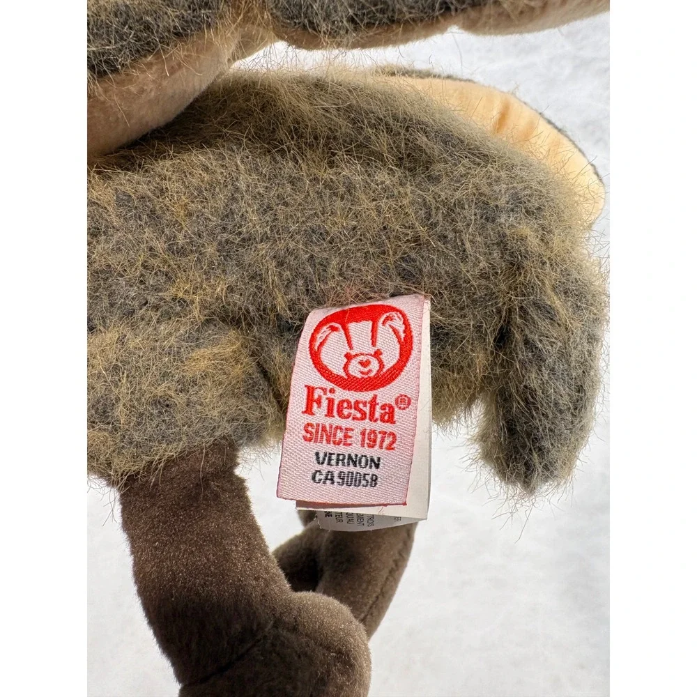 Fiesta Plush Bird Stuffed Animal Brown Grey Mottled Prehistoric Style FP1016BA